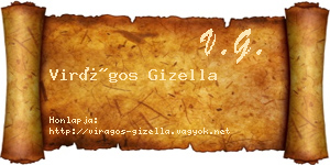 Virágos Gizella névjegykártya