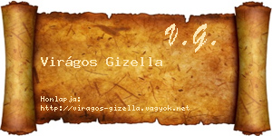Virágos Gizella névjegykártya